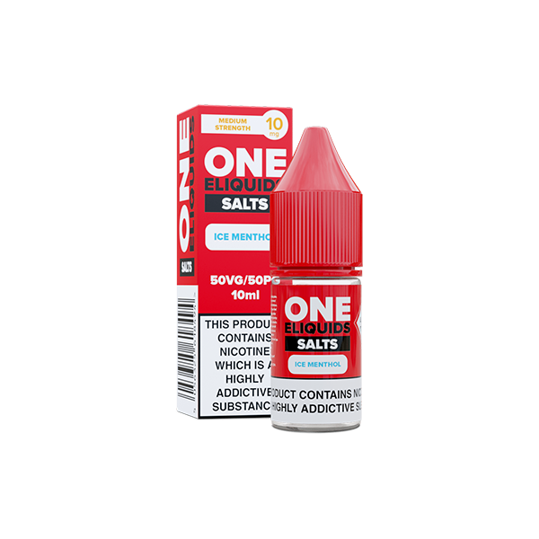 One E-Liquids 10ml 10mg Nic Salts [50VG/50PG]