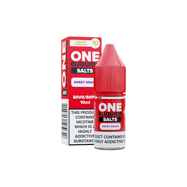 One E-Liquids 10ml 10mg Nic Salts [50VG/50PG]