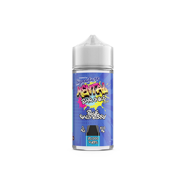 Signature Mental Bar 100ml 0mg Shortfill Vape Juice [50VG/50PG]