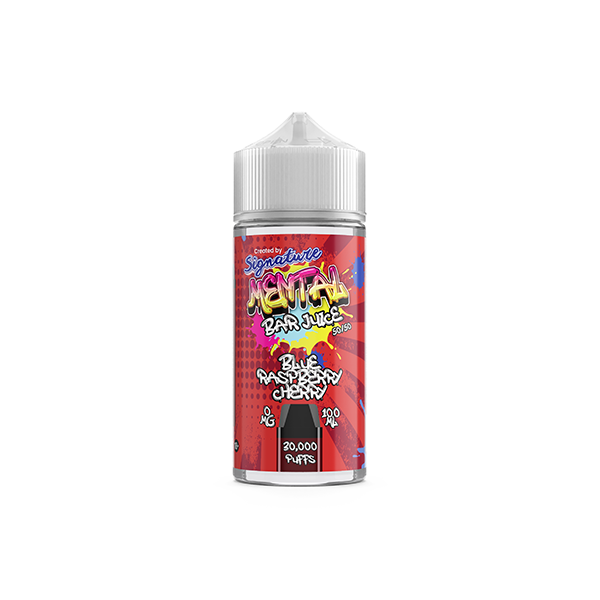 Signature Mental Bar 100ml 0mg Shortfill Vape Juice [50VG/50PG]