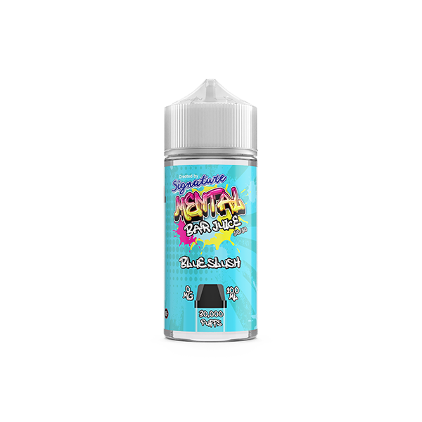 Signature Mental Bar 100ml 0mg Shortfill Vape Juice [50VG/50PG]