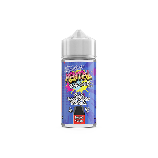 Signature Mental Bar 100ml 0mg Shortfill Vape Juice [50VG/50PG]