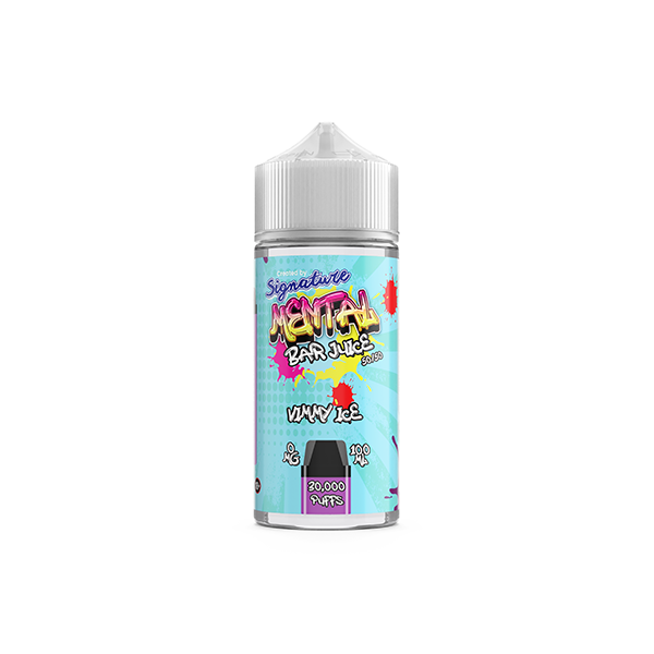 Signature Mental Bar 100ml 0mg Shortfill Vape Juice [50VG/50PG]
