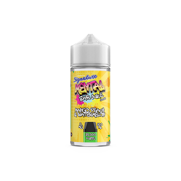 Signature Mental Bar 100ml 0mg Shortfill Vape Juice [50VG/50PG]