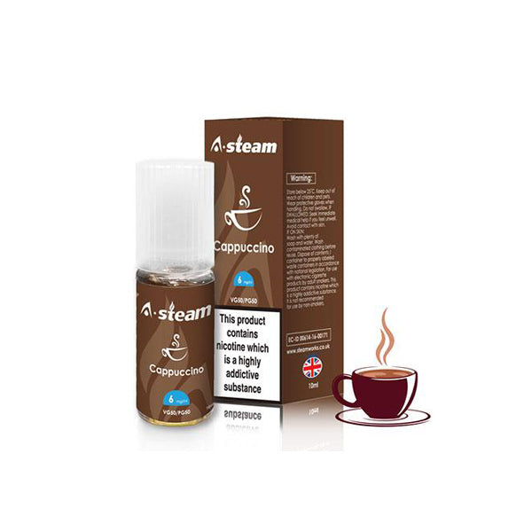 A-Steam Fruit Flavours 10ml 12mg Vape Juice [50VG/50PG]