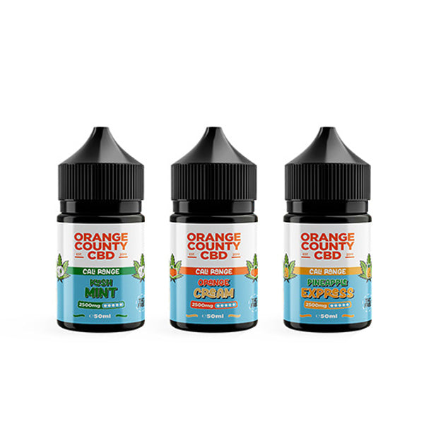 Orange County CBD 1500mg 50ml Cali Range Vape Juice [60VG/40PG]