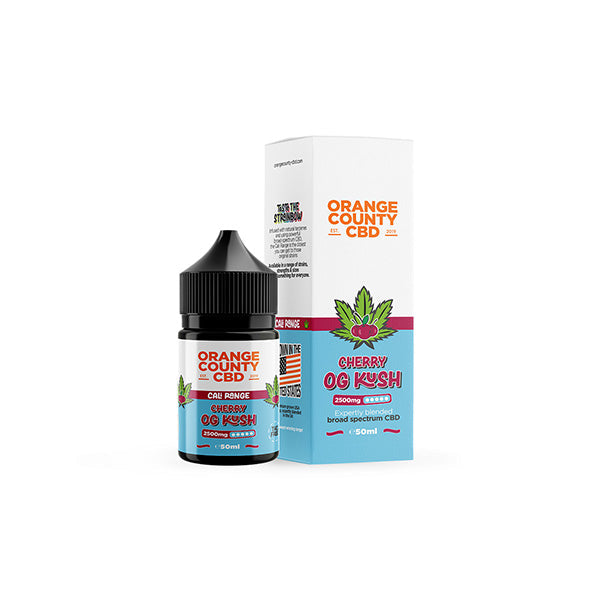 Orange County CBD 2500mg 50ml Cali Range Vape Juice [60VG/40PG]