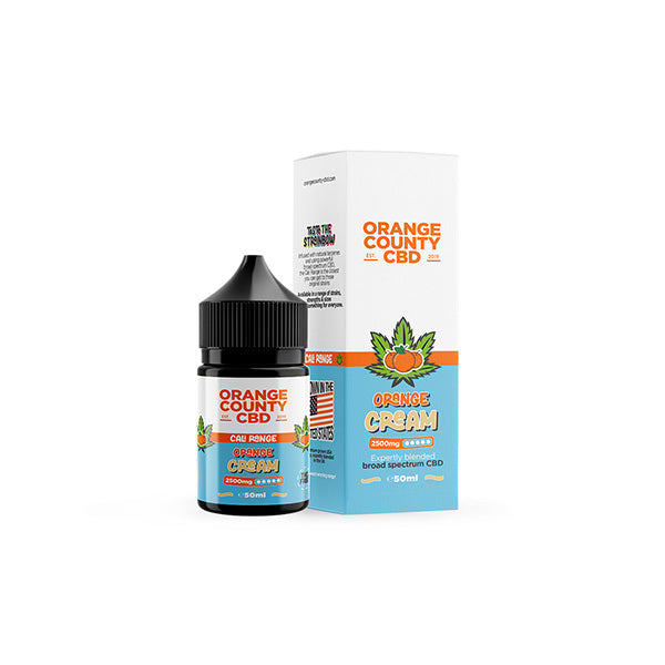 Orange County CBD 2500mg 50ml Cali Range Vape Juice [60VG/40PG]
