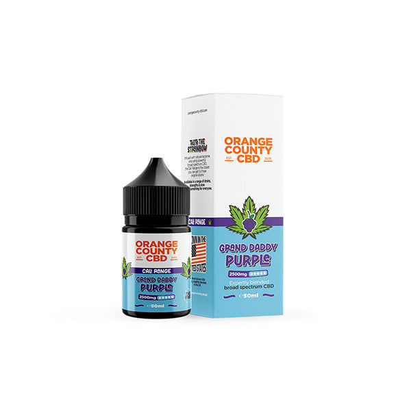Orange County CBD 2500mg 50ml Cali Range Vape Juice [60VG/40PG]