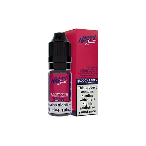 Nasty Salts 10mg 10ml Nic Salts [50VG/50PG]
