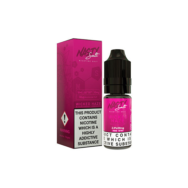 Nasty Salts 20mg 10ml [50VG/50PG] Nic Salts