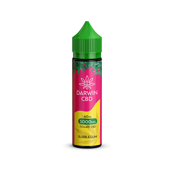 Darwin 3000mg CBD Isolate Vape Juice 60ml [70VG/30PG]