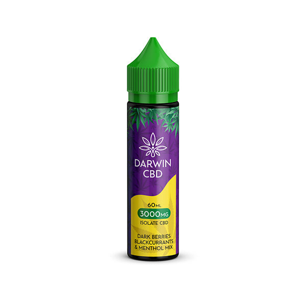Darwin 3000mg CBD Isolate Vape Juice 60ml [70VG/30PG]