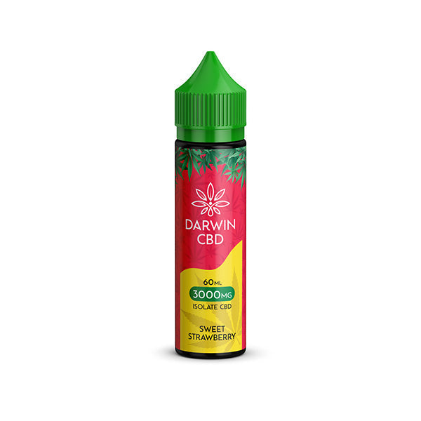 Darwin 3000mg CBD Isolate Vape Juice 60ml [70VG/30PG]