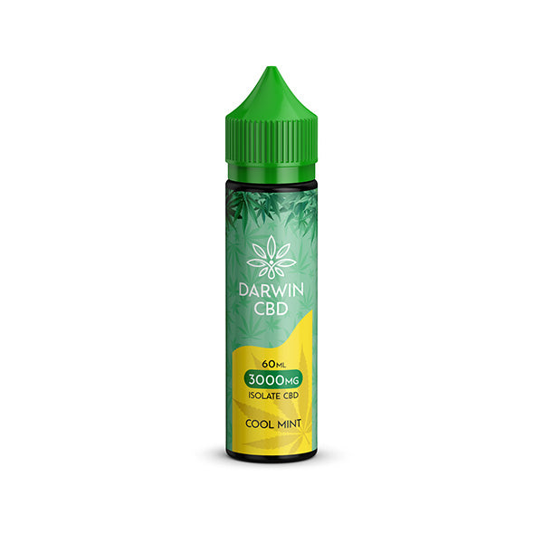 Darwin 3000mg CBD Isolate Vape Juice 60ml [70VG/30PG]