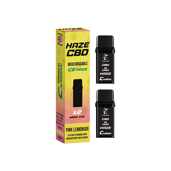HAZE CBD 500mg Biodegradable Vape Pods - 2ml