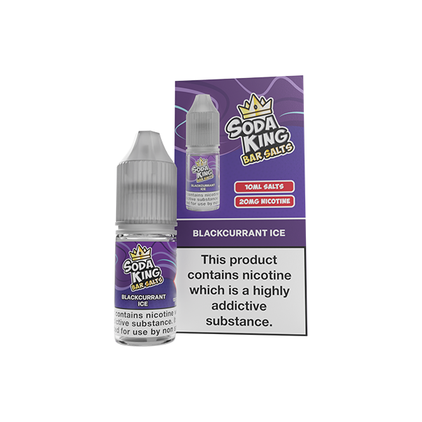 Soda King Bar SALTS 20mg Nic Salts 10ml [50VG/50PG]
