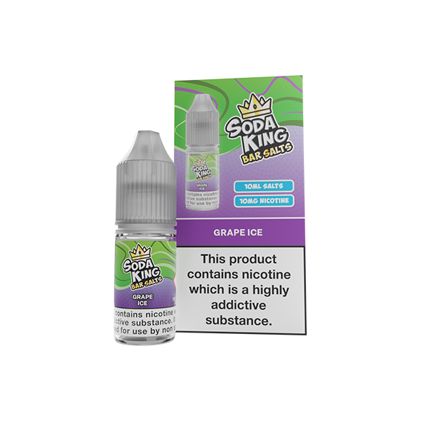 Soda King Bar SALTS 10mg [50VG/50PG] 10ml Nic Salts