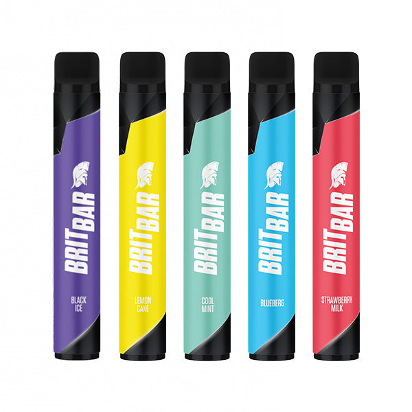Brit Bar 20mg Disposable Vape 575 Puffs