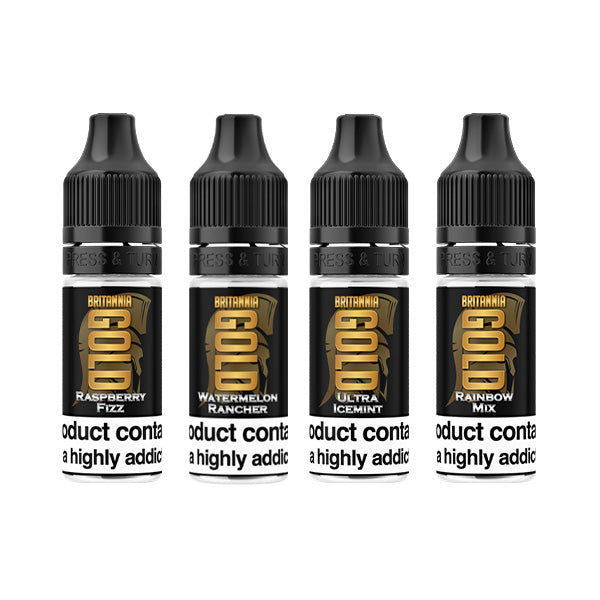 Britannia Gold 10ml 3mg Vape Juice [40VG/60PG]