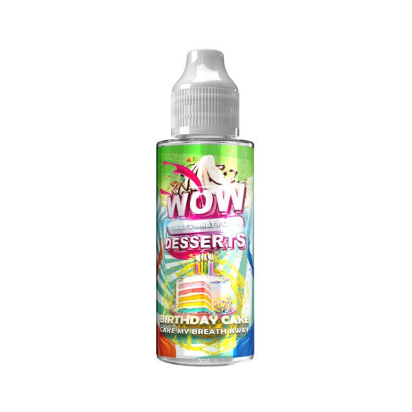 Wow That's What I Call Desserts 100ml 0mg Shortfill Vape Juice [70VG/30PG]