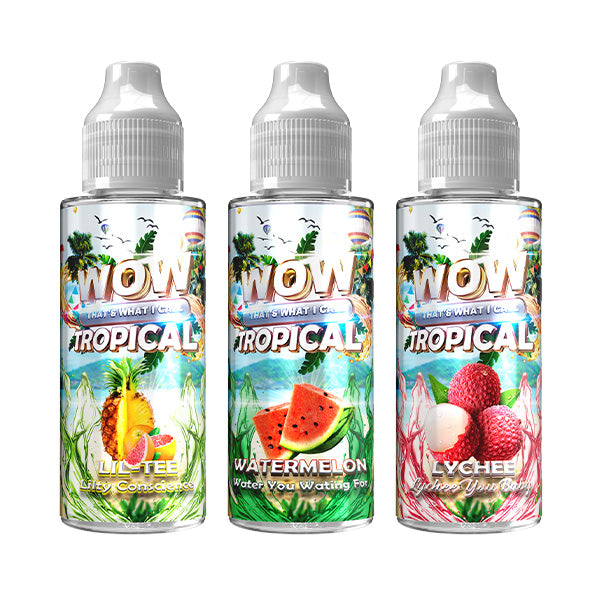 Wow That's What I Call Tropical 100ml 0mg Shortfill Vape Juice [70VG/30PG]