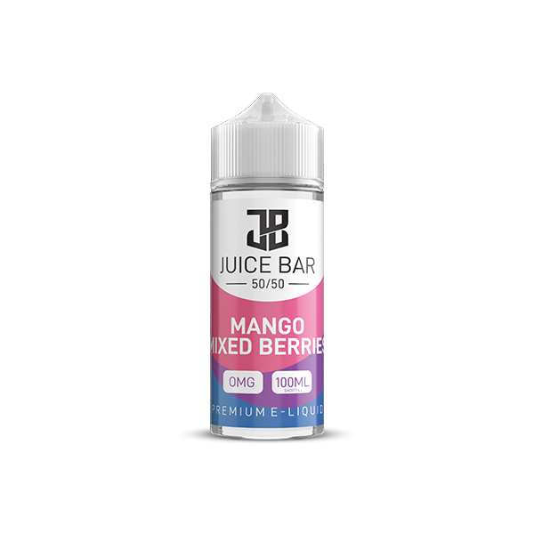 Juice Bar 100ml 0mg Shortfill Vape Juice [50VG/50PG]