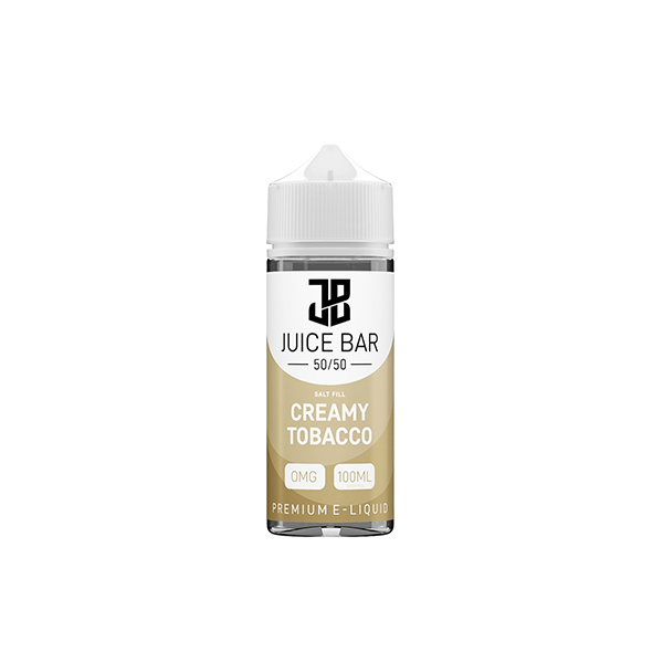 Juice Bar 100ml 0mg Shortfill Vape Juice [50VG/50PG]