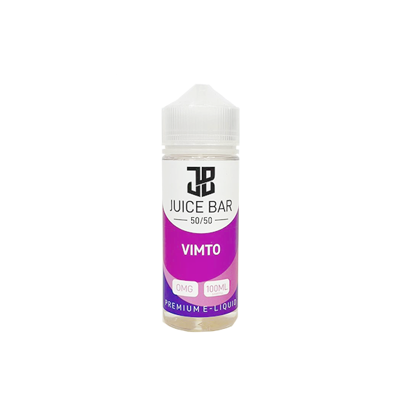 Juice Bar 100ml 0mg Shortfill Vape Juice [50VG/50PG]
