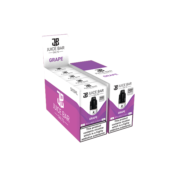Juice Bar 20mg Nic Salts 10ml [50VG/50PG] - Pack of 5