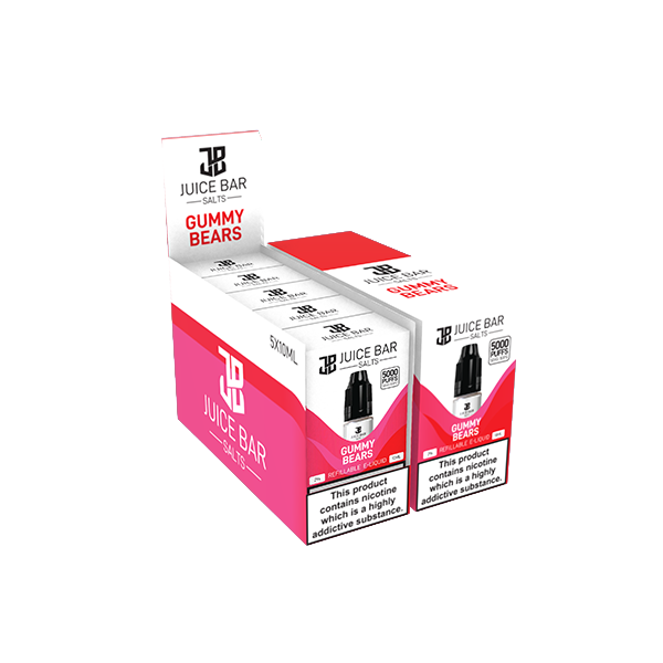 Juice Bar 20mg Nic Salts 10ml [50VG/50PG] - Pack of 5