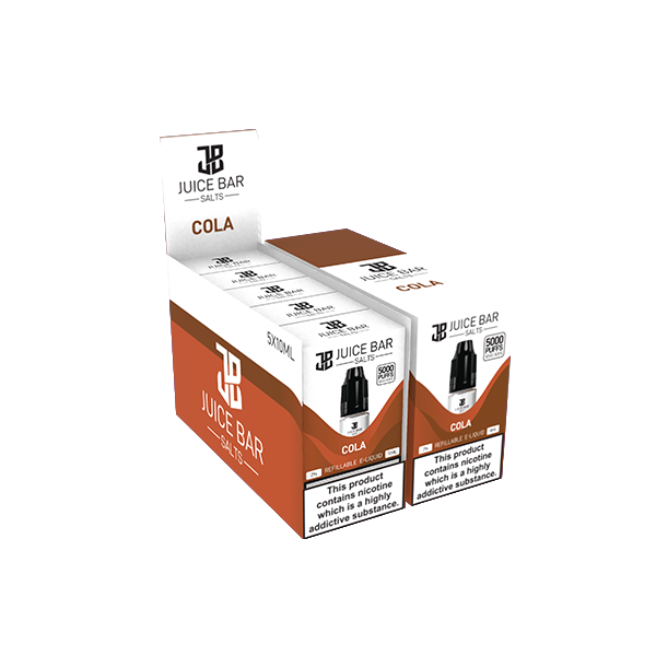 Juice Bar 20mg Nic Salts 10ml [50VG/50PG] - Pack of 5