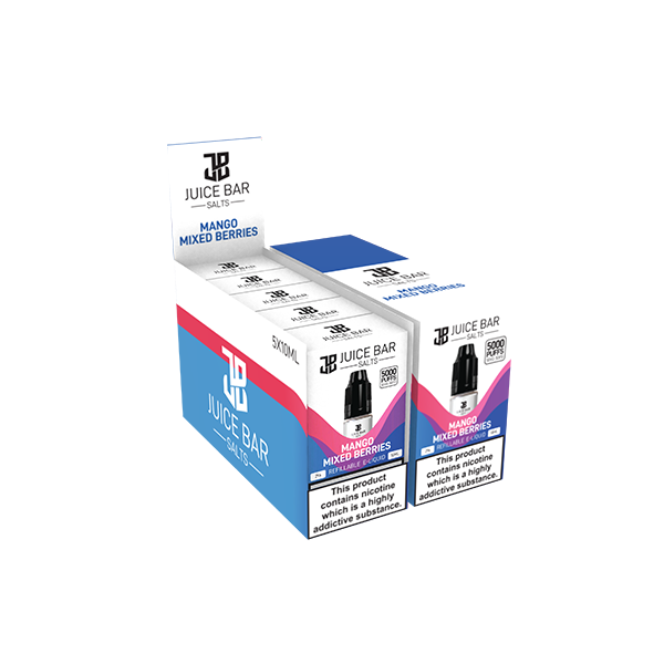 Juice Bar 20mg Nic Salts 10ml [50VG/50PG] - Pack of 5