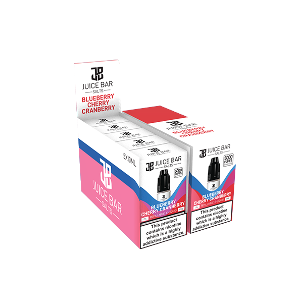 Juice Bar 20mg Nic Salts 10ml [50VG/50PG] - Pack of 5
