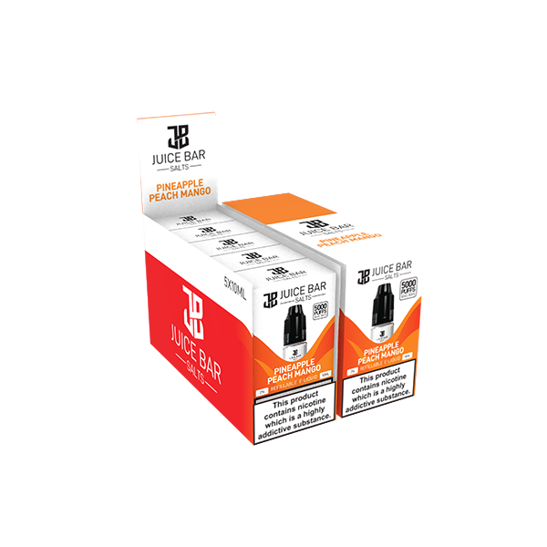 Juice Bar 20mg Nic Salts 10ml [50VG/50PG] - Pack of 5