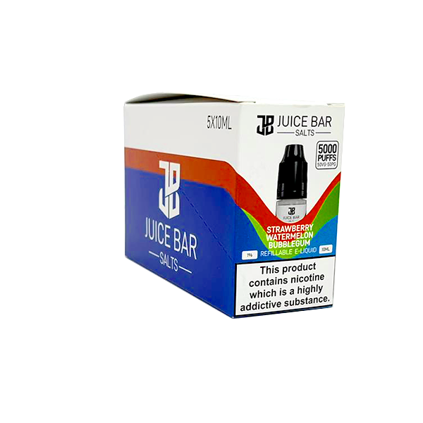 Juice Bar 20mg Nic Salts 10ml [50VG/50PG] - Pack of 5