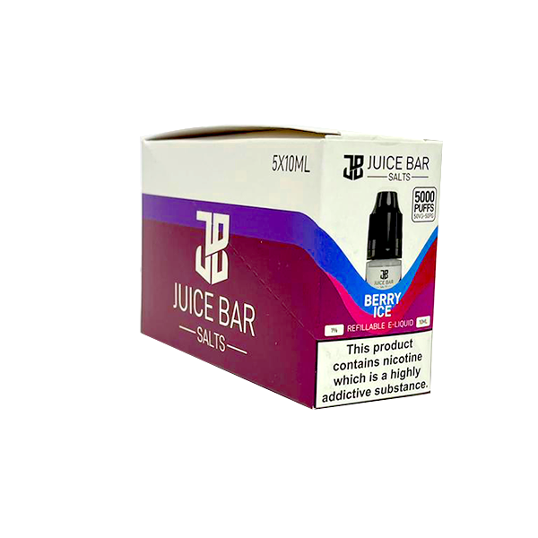 Juice Bar 20mg Nic Salts 10ml [50VG/50PG] - Pack of 5