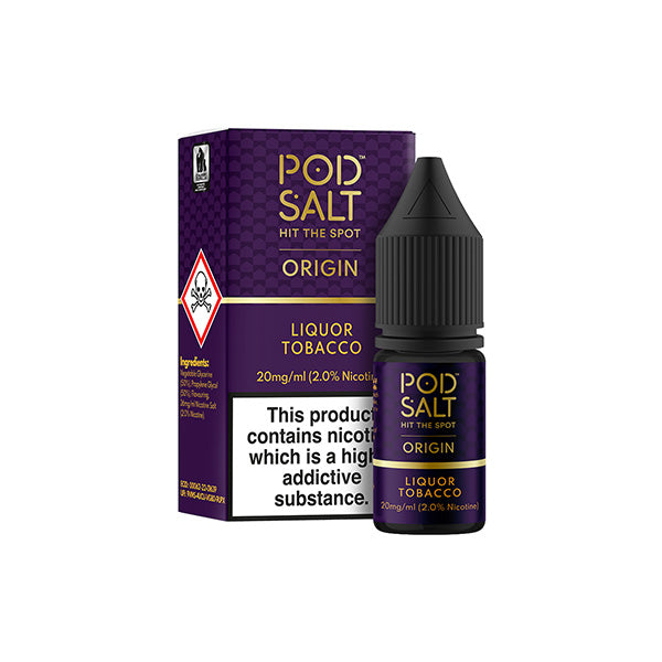 Pod Salt Origins 20mg 10ml Nic Salt [50VG/50PG]