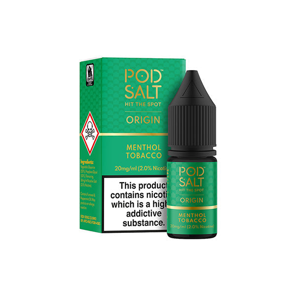 Pod Salt Origins 20mg 10ml Nic Salt [50VG/50PG]