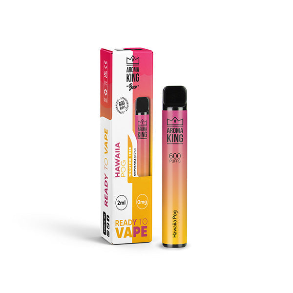 Nicotine Free Aroma King Bar 600 Disposable Vape