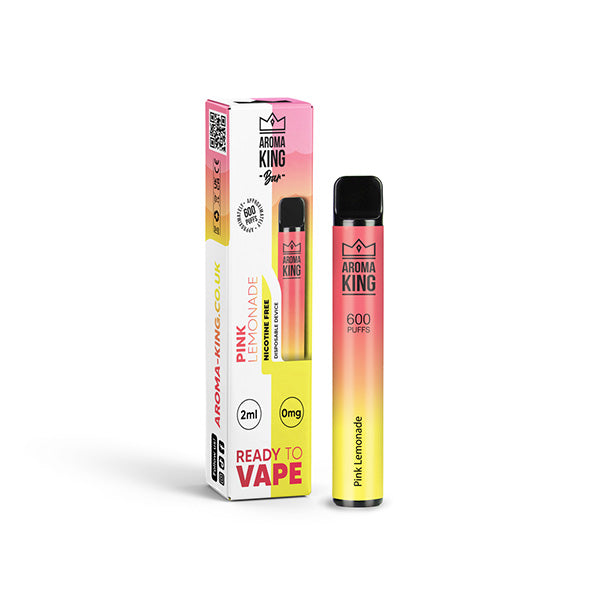 Nicotine Free Aroma King Bar 600 Disposable Vape