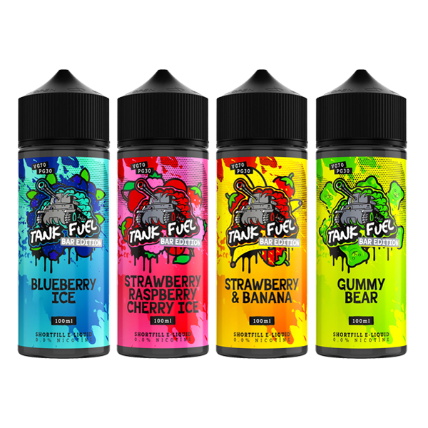 Tank Fuel Bar Edition 100ml 0mg Shortfill Vape Juice [70VG/30PG]