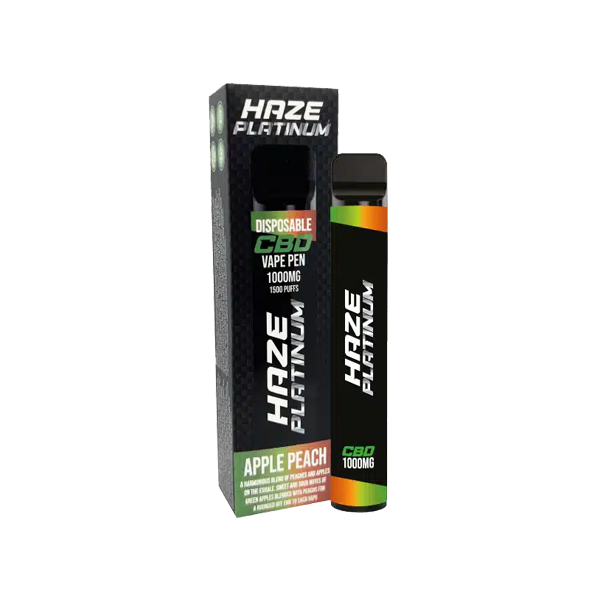 Haze Platinum 1000mg CBD Disposable Vape