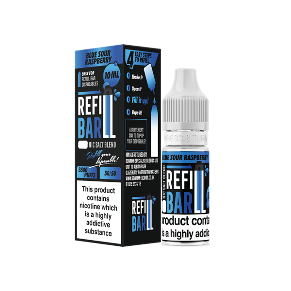 Bar Salts 10mg Nic Salts 10ml [50VG/50PG]