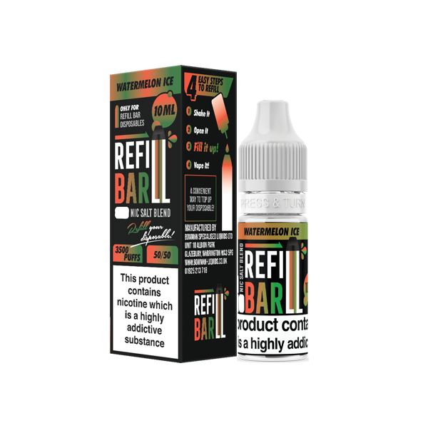 Bar Salts 10mg Nic Salts 10ml [50VG/50PG]