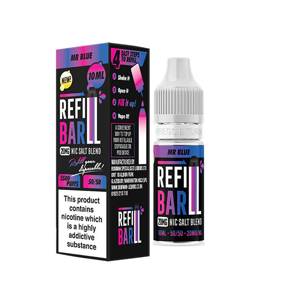 Bar Salts 10mg Nic Salts 10ml [50VG/50PG]