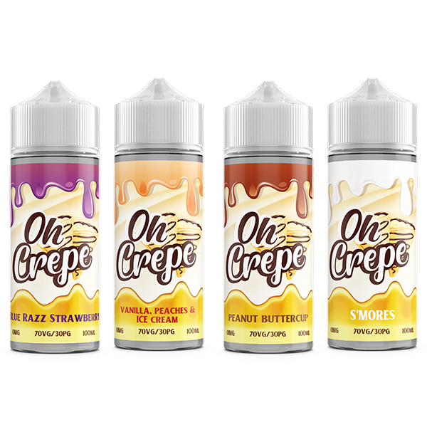 Oh Crepe 100ml 0mg Shortfill Vape Juice [70VG/30PG]