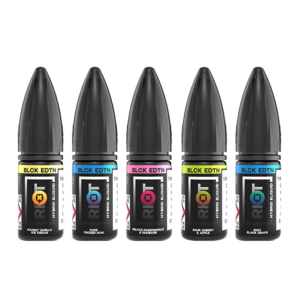 Riot Squad Black Edition V2 20mg Nic Salts 10ml [50VG/50PG]