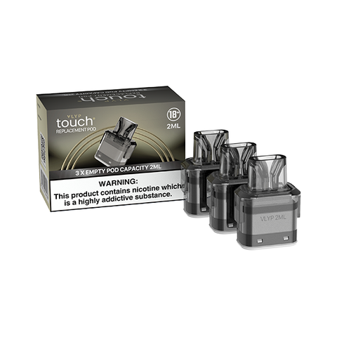VLYP touch Empty Replacement Vape Pods Pack Of 3 - 2ml