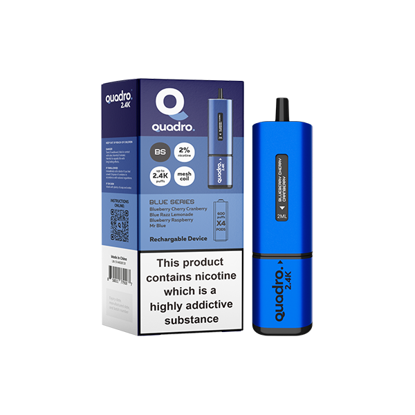 Quadro 20mg 2.4K Pod Vape 2400 Puffs
